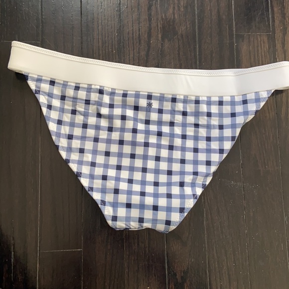 NWT Heidi Klein Reversible Gingham Bikini Bottoms- Sz L - Picture 2 of 4